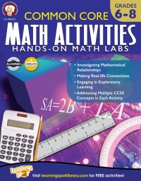 Titelbild: Common Core Math Activities, Grades 6 - 8 9781622235322