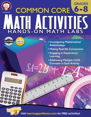 Imagen de portada: Common Core Math Activities, Grades 6 - 8 9781622235322
