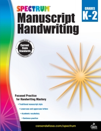 صورة الغلاف: Spectrum Manuscript Handwriting, Grades K - 2 9781483813806