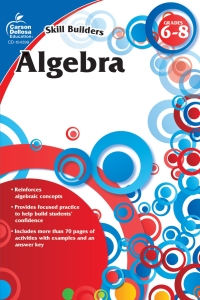 صورة الغلاف: Algebra, Grades 6 - 8 9781936023158