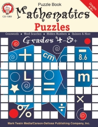 Cover image: Mathematics Puzzles, Grades 4 - 8 9781580371483