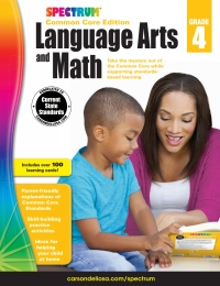 Cover image: Spectrum Language Arts and Math, Grade 4 9781483814704