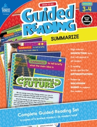 صورة الغلاف: Ready to Go Guided Reading: Summarize, Grades 3 - 4 9781483836089