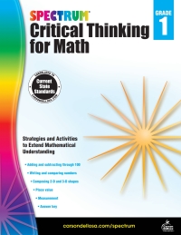 Imagen de portada: Spectrum Critical Thinking for Math, Grade 1 9781483835488