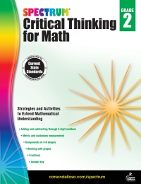 Cover image: Spectrum Critical Thinking for Math, Grade 2 9781483835495