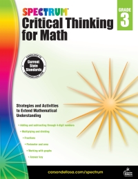 صورة الغلاف: Spectrum Critical Thinking for Math, Grade 3 9781483835501
