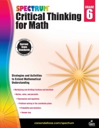 Imagen de portada: Spectrum Critical Thinking for Math, Grade 6 9781483835532