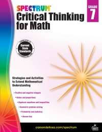 Cover image: Spectrum Critical Thinking for Math, Grade 7 9781483835549