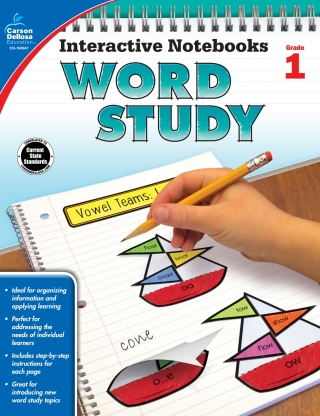 Imagen de portada: Interactive Notebooks Word Study, Grade 1 9781483838090