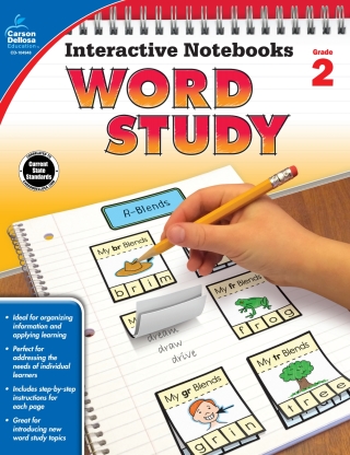 Imagen de portada: Interactive Notebooks Word Study, Grade 2 9781483838106