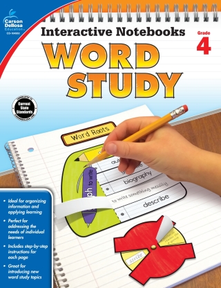 Imagen de portada: Interactive Notebooks Word Study, Grade 4 9781483838120