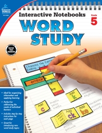 Cover image: Interactive Notebooks Word Study, Grade 5 9781483838137