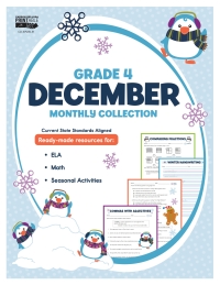 Cover image: December Monthly Collection, Grade 4 9781483843834