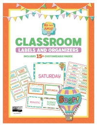 Cover image: Up and Away Classroom Labels and Organizers 9781483844909