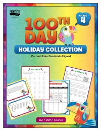 Imagen de portada: 100th Day Holiday Collection, Grade 4 9781483845951