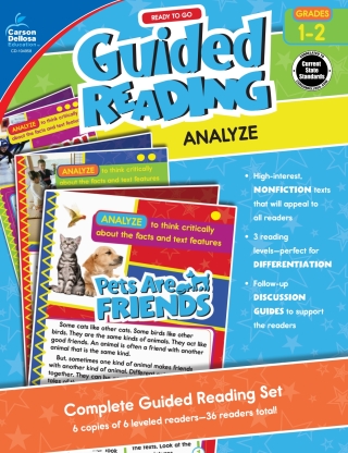 Omslagafbeelding: Ready to Go Guided Reading: Analyze, Grades 1 - 2 9781483839752