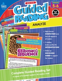 صورة الغلاف: Ready to Go Guided Reading: Analyze, Grades 5 - 6 9781483839776