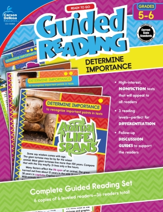 Cover image: Ready to Go Guided Reading: Determine Importance, Grades 5 - 6 9781483839806