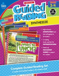 Imagen de portada: Ready to Go Guided Reading: Synthesize, Grades 3 - 4 9781483839820