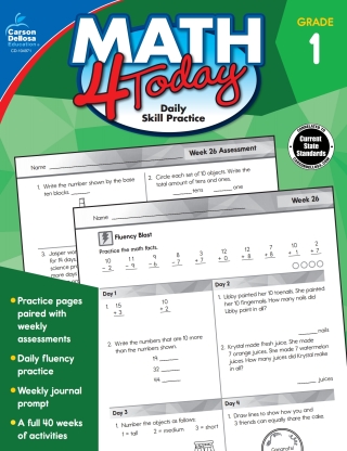 Imagen de portada: Math 4 Today, Grade 1 9781483841601