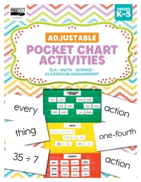 Imagen de portada: Adjustable Pocket Chart Activities 9781483847641