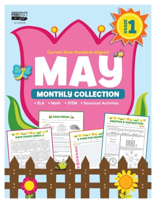 Cover image: May Monthly Collection, Grade 1 9781483848440