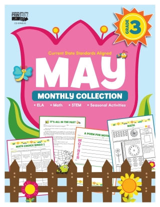 Titelbild: May Monthly Collection, Grade 3 9781483848464