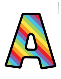 صورة الغلاف: Celebrate Learning Rainbow Stripe Letters, Numbers, and Symbols 9781483848945