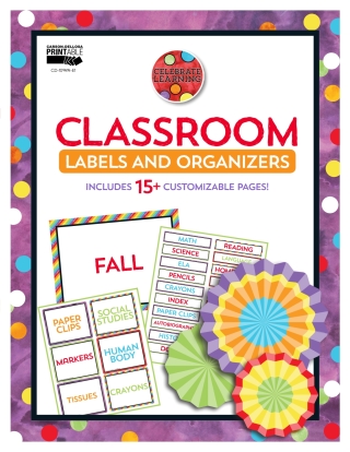 表紙画像: Celebrate Learning Labels and Organizers 9781483848976