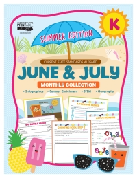 صورة الغلاف: June & July Monthly Collection, Grade K 9781483849256