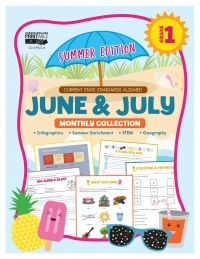 Imagen de portada: June & July Monthly Collection, Grade 1 9781483849263