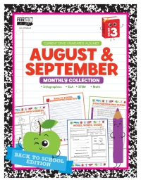 Cover image: August & September Monthly Collection, Grade 3 9781483850115