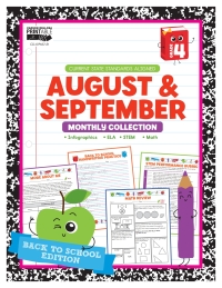 表紙画像: August & September Monthly Collection, Grade 4 9781483850122