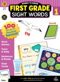 Omslagafbeelding: Words to Know Sight Words, Grade 1 9781483849331