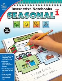 Imagen de portada: Interactive Notebooks Seasonal, Grade 1 9781483850252