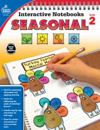 صورة الغلاف: Interactive Notebooks Seasonal, Grade 2 9781483850269