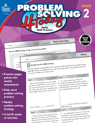 Cover image: Problem Solving 4 Today, Grade 2 9781483850160