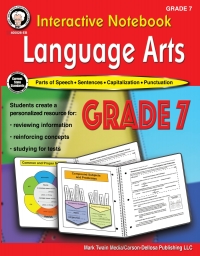 Cover image: Interactive Notebook: Language Arts Workbook, Grade 7 9781622237623