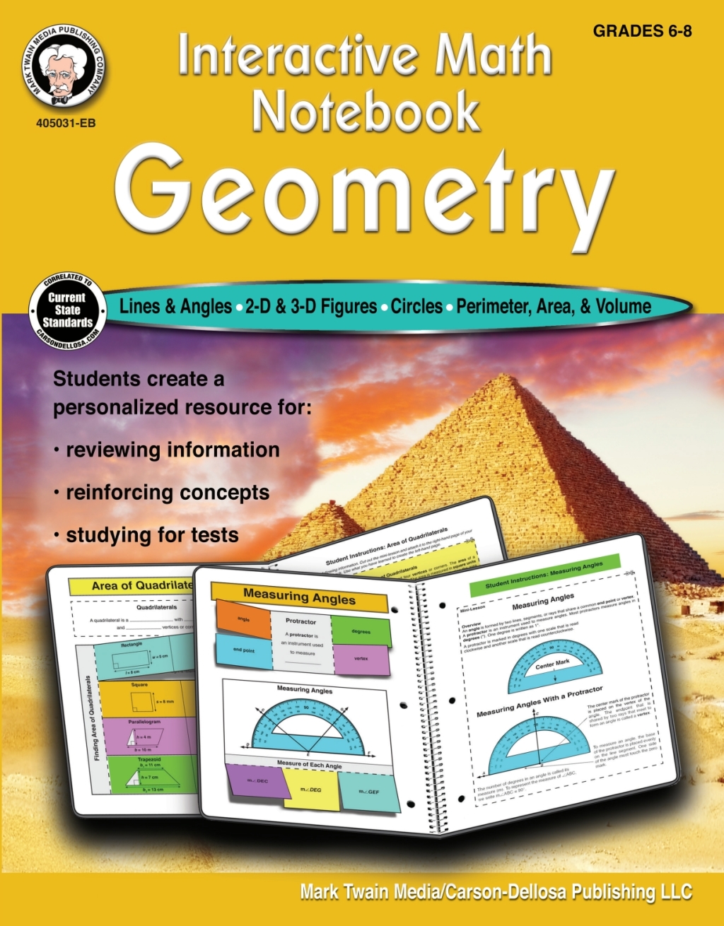 Interactive Math Notebook: Geometry Workbook (eBook)