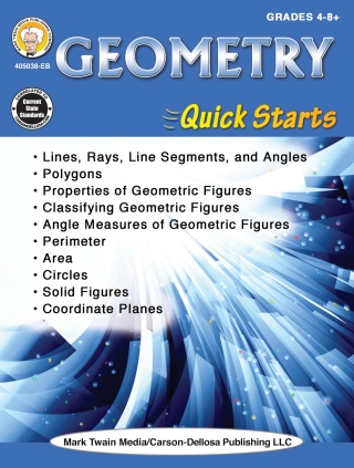 Cover image: Geometry Quick Starts Workbook 9781622237722