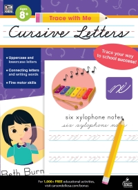 Cover image: Trace with Me Cursive Letters 9781483851969