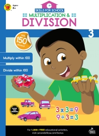 Omslagafbeelding: Skills for School Multiplication & Division, Grade 3 9781483853970
