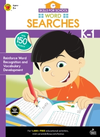 صورة الغلاف: Skills for School Word Searches, Grades K - 1 9781483854007