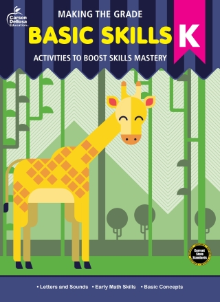 Imagen de portada: Making the Grade Basic Skills, Grade K 9781483859200