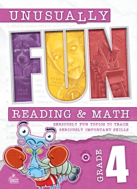 表紙画像: Unusually Fun Reading & Math eBook (PDF), Grade 4 9781483867137