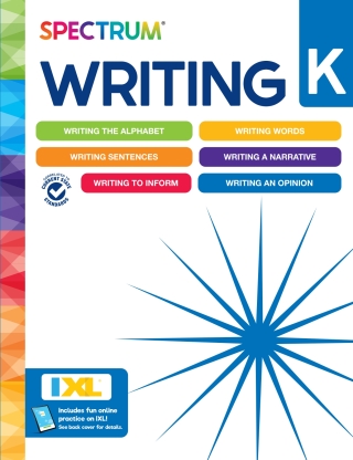 Imagen de portada: Spectrum Writing, Grade K 9781483878140