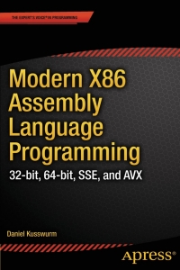 Cover image: Modern X86 Assembly Language Programming 9781484200650