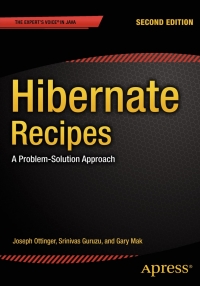 Immagine di copertina: Hibernate Recipes 2nd edition 9781484201282