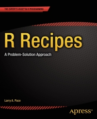 Omslagafbeelding: R Recipes 9781484201312