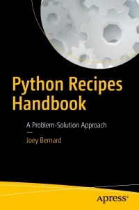 Imagen de portada: Python Recipes Handbook 9781484202425